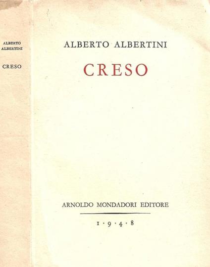 Creso - Alberto Albertini - copertina