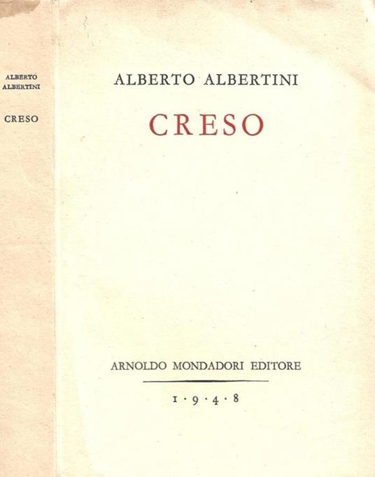 Creso - Alberto Albertini - copertina