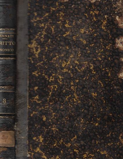 Quistioni di diritto canonico in materia civile e penale Vol - copertina