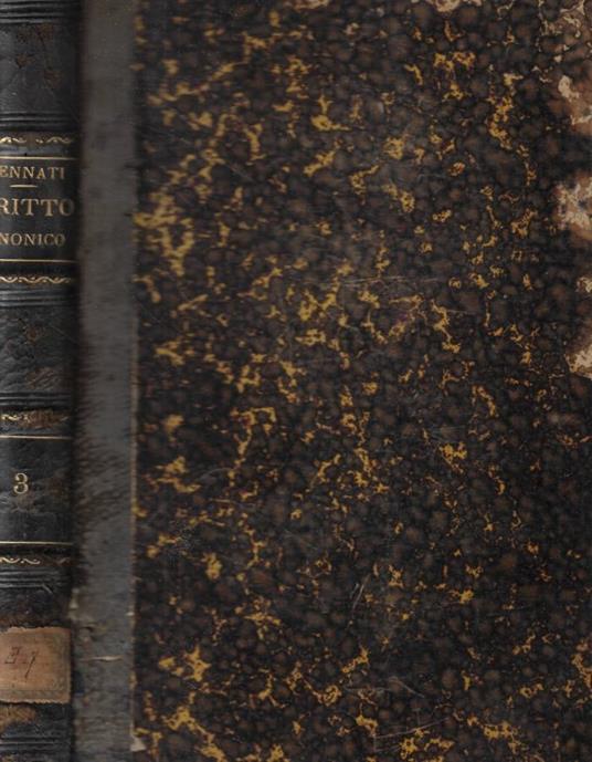 Quistioni di diritto canonico in materia civile e penale Vol - copertina