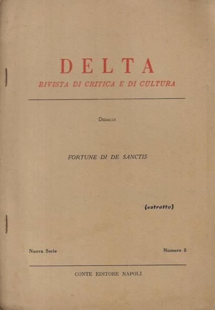 Delta n. 5 Anno 1953 - copertina