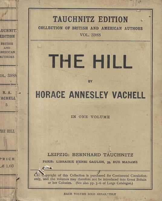 The hill - copertina