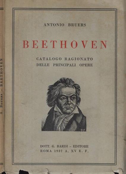 Beethoven - Antonio Bruers - copertina