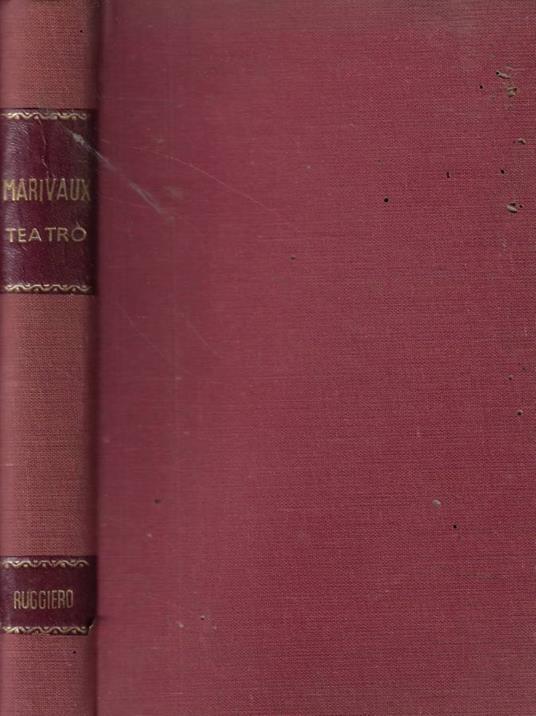Marivaux e il suo teatro - copertina