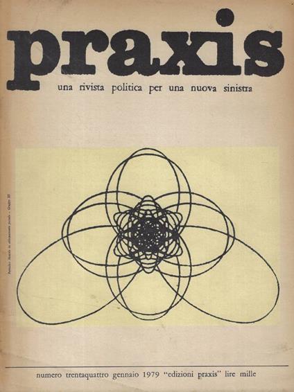 Praxis n. 34 Anno 1979 - copertina