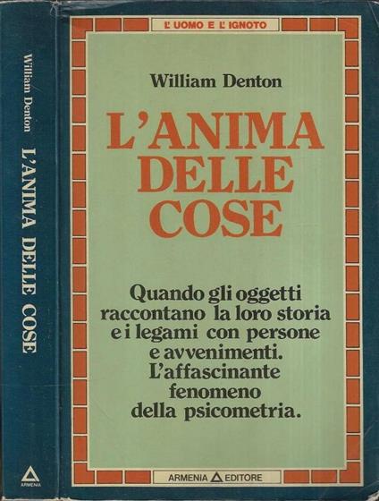 L' anima delle cose - copertina