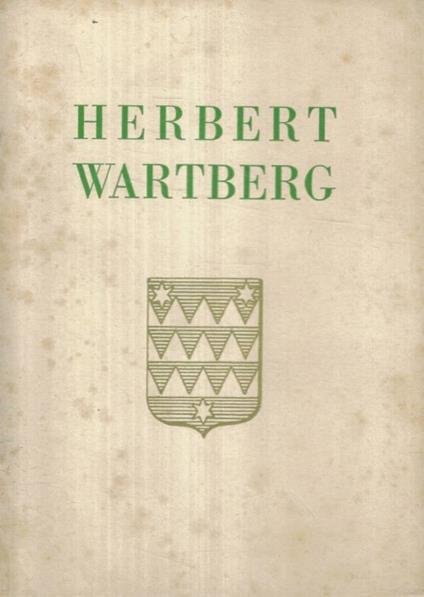Mostra personale dello scultore Herbert v. Wartberg - copertina