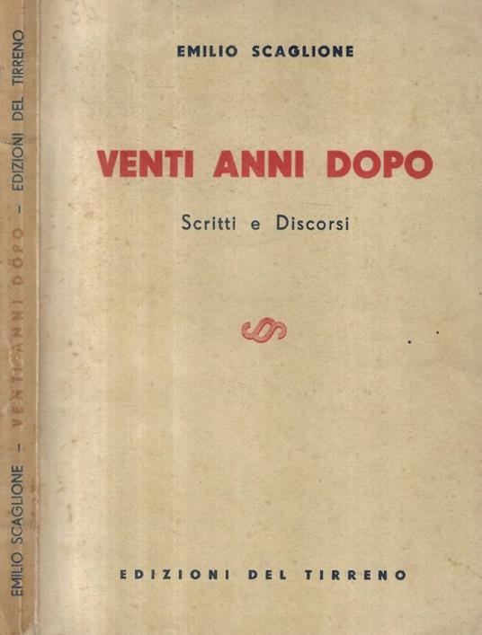 Venti anni dopo - copertina