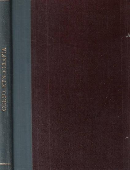 Etnografia - Raffaele Corso - copertina