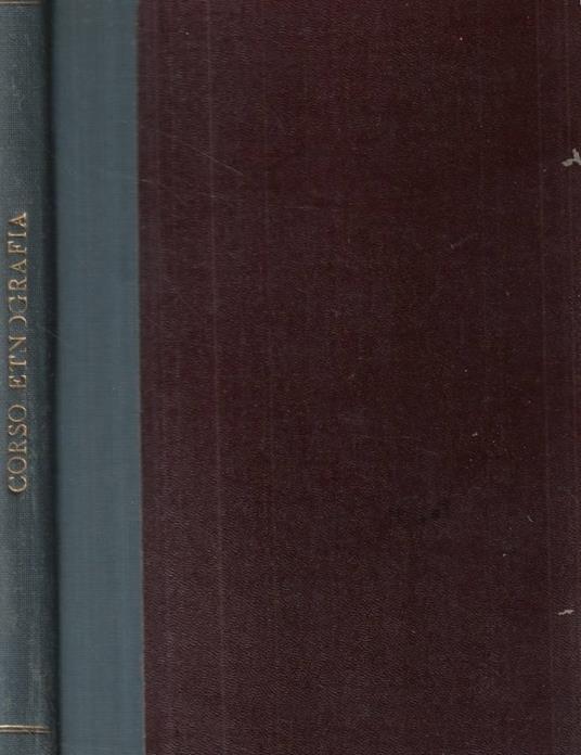 Etnografia - Raffaele Corso - copertina