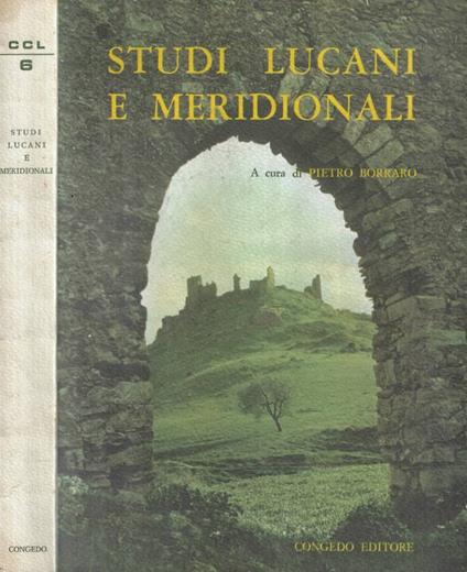 Studi lucani e meridionali - copertina