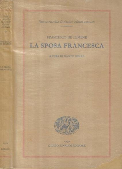La sposa Francesca - Francesco De Lemene - copertina
