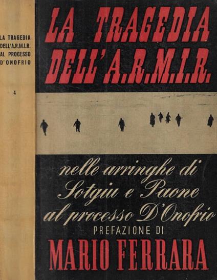 La tragedia dell'A.R.M.I.R - copertina