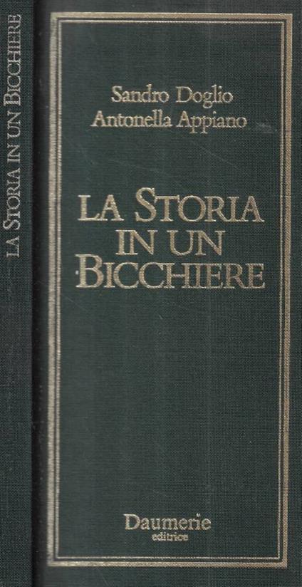 La storia in un bicchiere - copertina