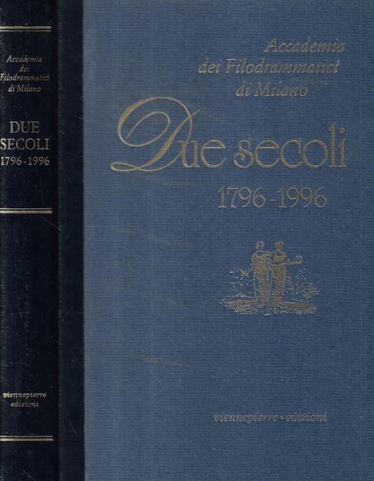 Due secoli 1796-1996 - copertina