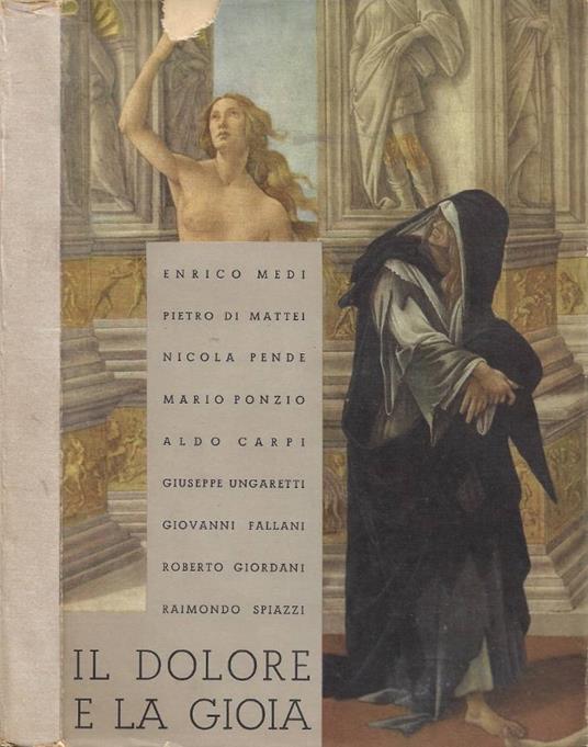 Il dolore e la gioia - copertina