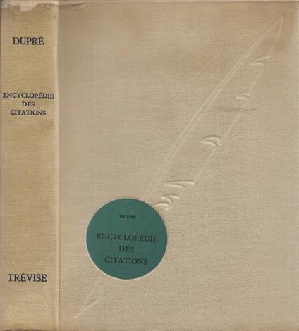 Encyclopédie des Citations - copertina