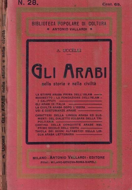 Gli Arabi - copertina