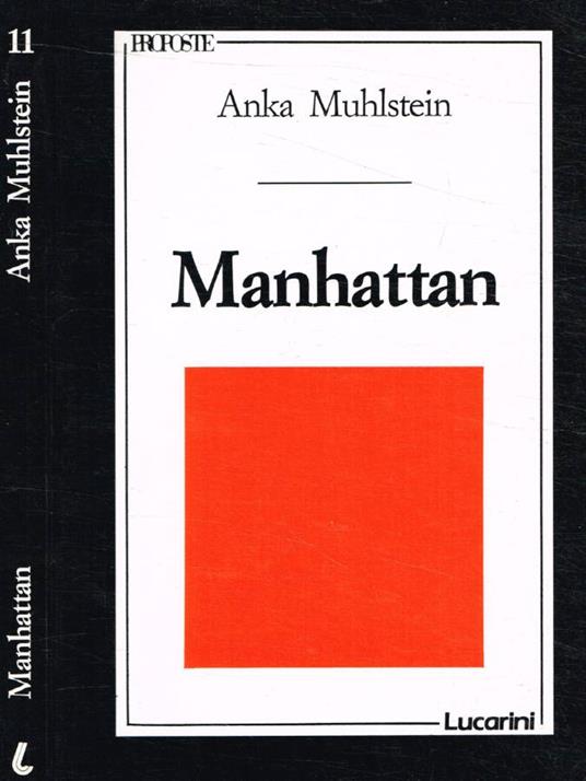 Manhattan - Anka Muhlstein - copertina