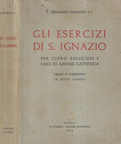 Gli esercizi di S. Ignazio - copertina