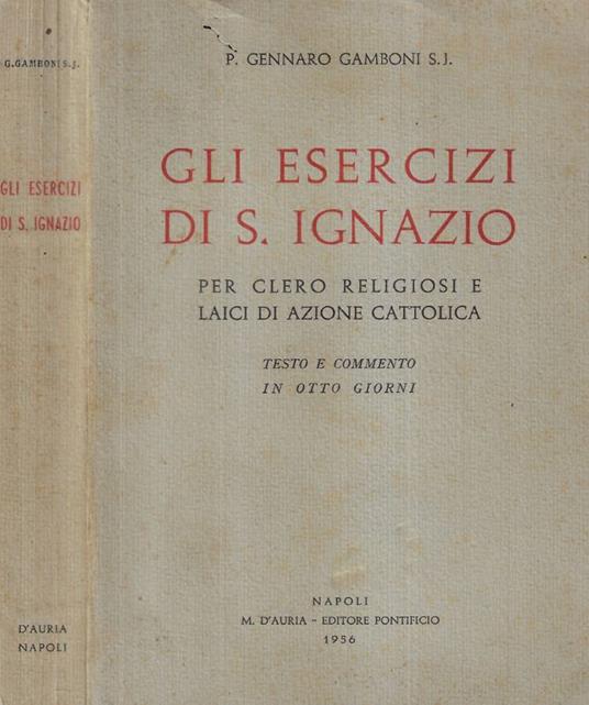 Gli esercizi di S. Ignazio - copertina