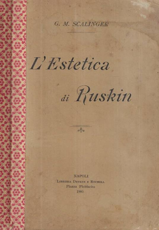 L'Estetica di Ruskin - copertina