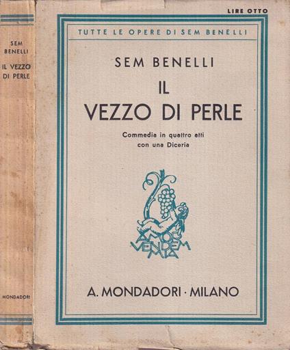 Il vezzo di perle - Sem Benelli - copertina