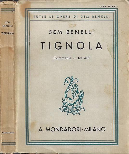 Tignola - Sem Benelli - copertina