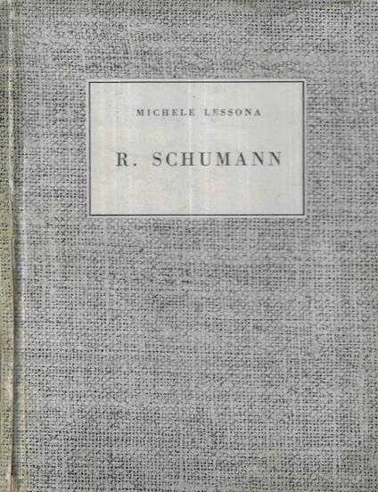 Roberto Schumann - Michele Lessona - copertina