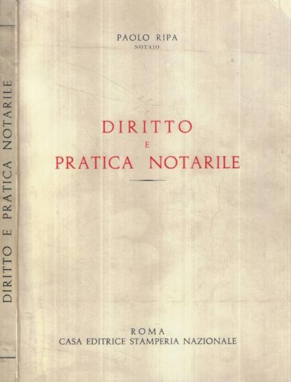 Diritto e pratica notarile - copertina