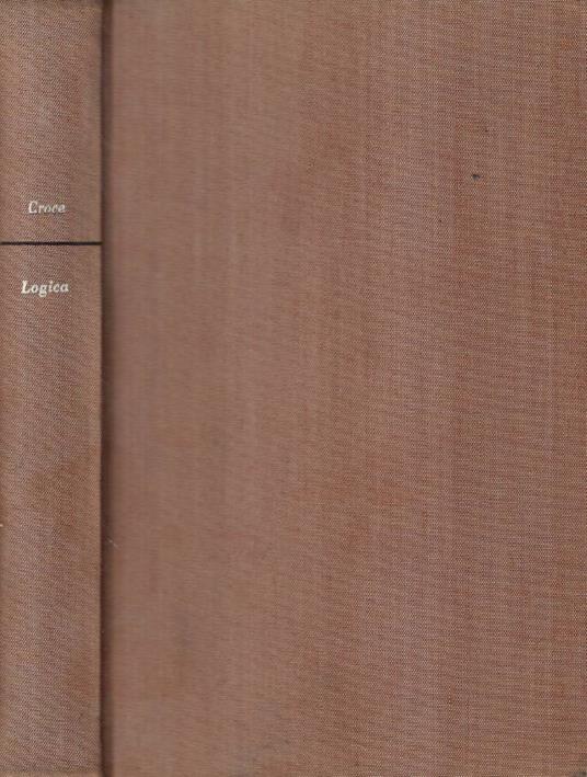 Logica - Benedetto Croce - copertina