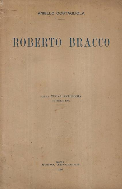 Roberto Bracco - copertina