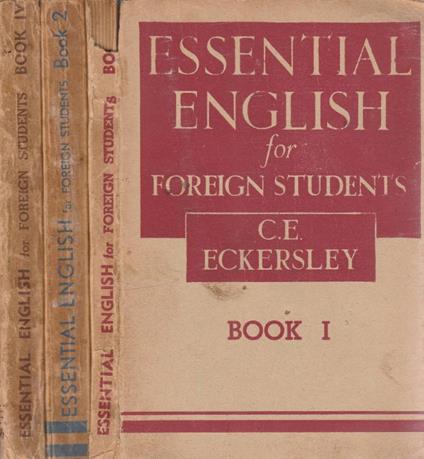 Essential english for foreign students vol 1,2,4 - copertina