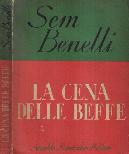 La cena delle beffe - Sem Benelli - copertina