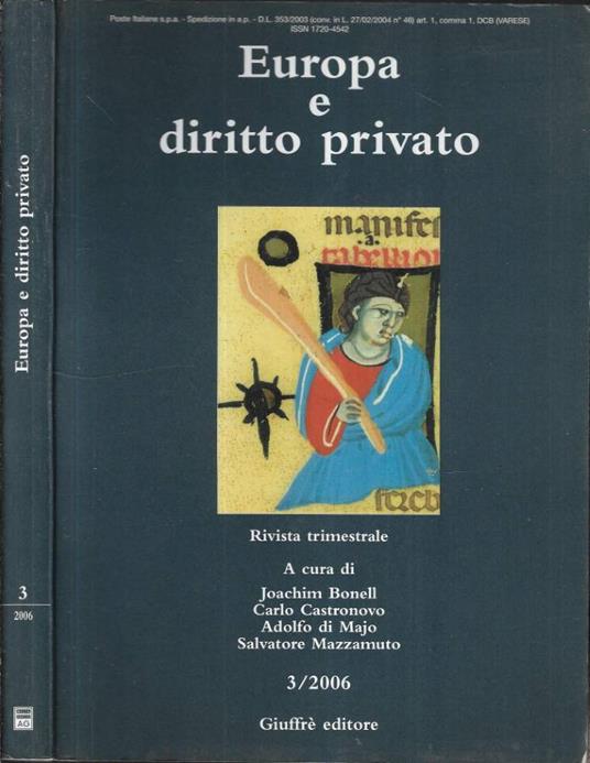 Europa e diritto privato n. 3 - 2006 - copertina