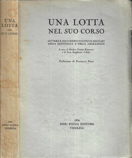 Una lotta nel suo corso - copertina