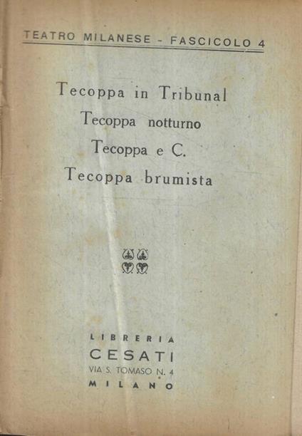 Tecoppa in Tribunal- Tecoppa notturno- Tecoppa e C. - Tecopp - copertina