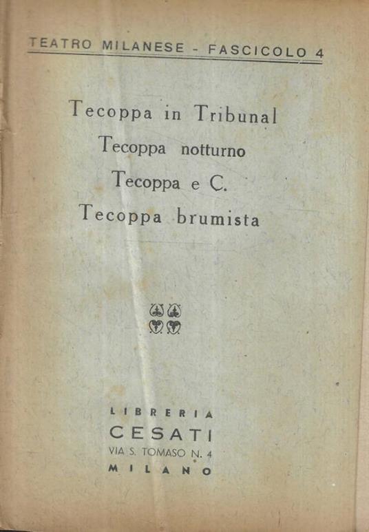 Tecoppa in Tribunal- Tecoppa notturno- Tecoppa e C. - Tecopp - copertina