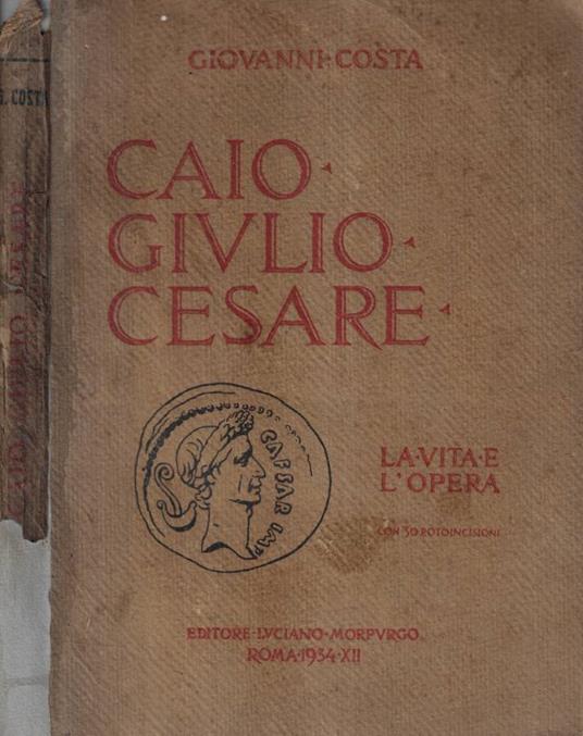 Caio Giulio Cesare - Giovanni Costa - copertina