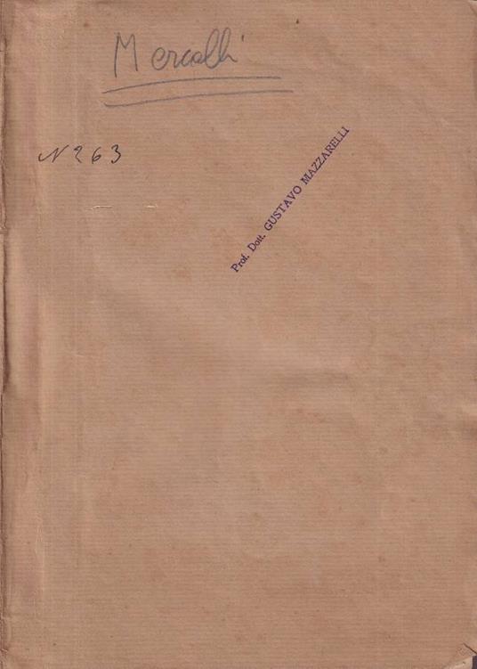 Alcuni risultati ottenuti dallo studio del terremoto calabrese dell'8 settembre 190 - copertina