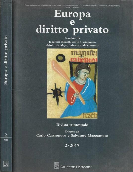 Europa e diritto privato n.2 - 2017 - copertina