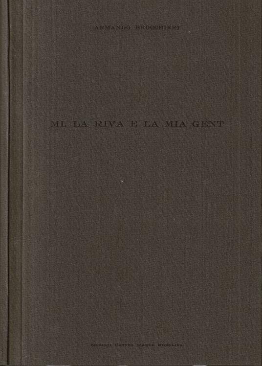 Mi, la riva e la mia gent - copertina