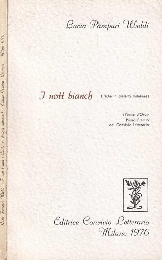 I nott bianch - copertina