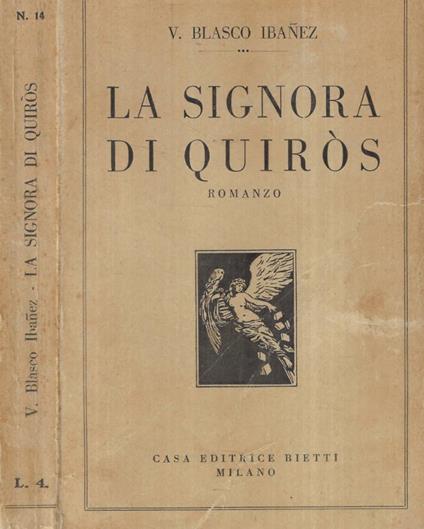 La signora di Quiròs - copertina