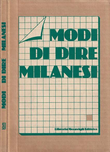 Modi di dire milanesi - copertina