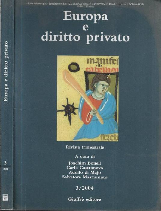 Europa e diritto privato n.3 - 2004 - copertina