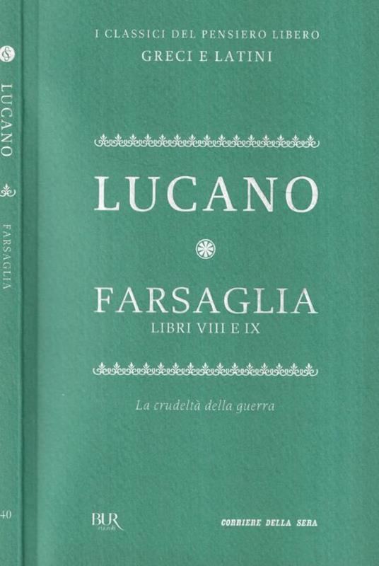 Farsaglia Libri VIII e IX - copertina