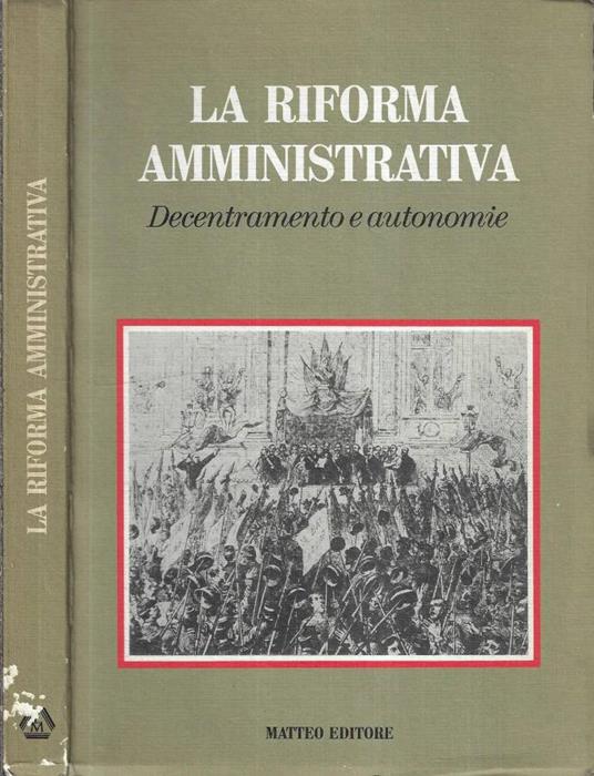 La riforma amministrativa - copertina