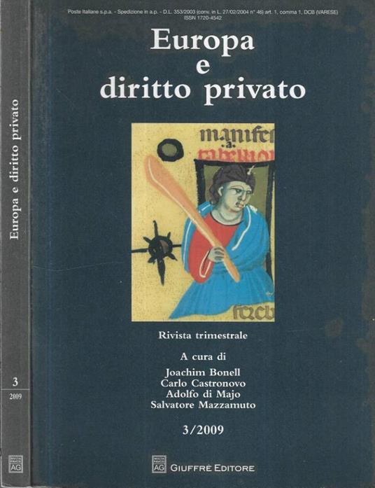 Europa e diritto privato n. 3 - 2009 - copertina