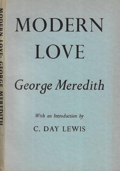 Modern love - George Meredith - copertina
